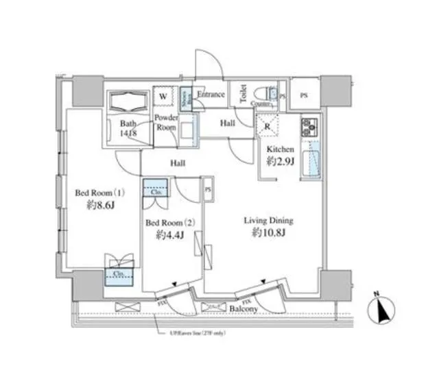Belle Face Shibaura Tower - Floor Plan - ["Floor plan", "Diagram", "Plan"]
