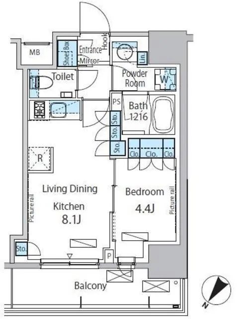 Park Axis Shibuya Kamiyamacho - Floor Plan - ["Floor plan", "Plan", "Text"]