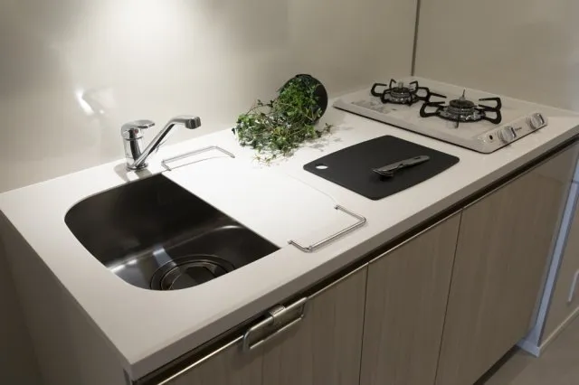 Proud Flat Kiba II - Interior - ["Tap", "Kitchen sink", "Sink"]