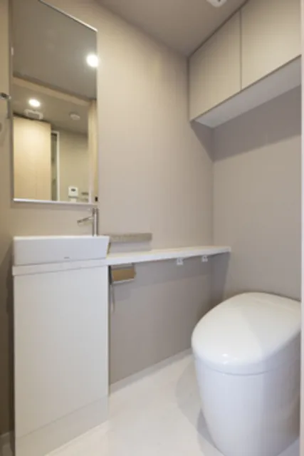 Park Homes Nishikoyama - Interior - ["Mirror", "Sink", "Plumbing fixture"]