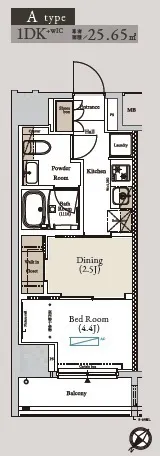 Urban Core Tsukishima - Floor Plan - ["Plan", "Floor plan"]