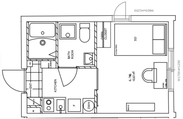 Hmlet Higashi Nakano - Floor Plan - ["Plan", "Diagram", "Floor plan"]