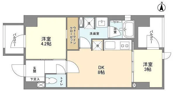 Due Kinshicho - Floor Plan - ["Plan", "Floor plan", "Wood flooring"]