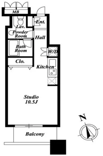 LaSante Ikedayama - Floor Plan - ["Tile Flooring"]