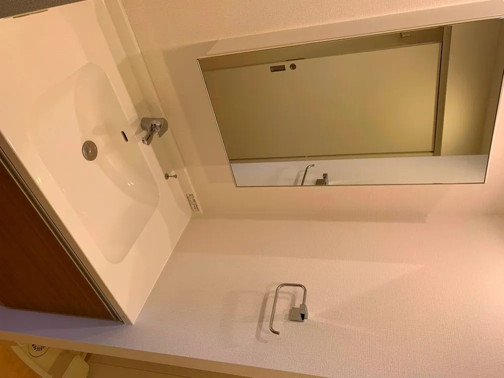 La Douceur Sugamo - Interior - ["Mirror", "Bathroom sink", "Building"]