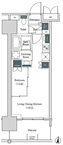 Brookside Residence Kiba - Floor Plan - ["Diagram", "Floor plan", "Plan"]