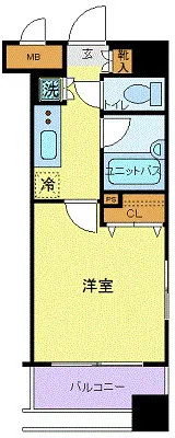 Cercadia Shibaura, Minato Ward - Floor Plan - ["Apartment", "Geraniums"]