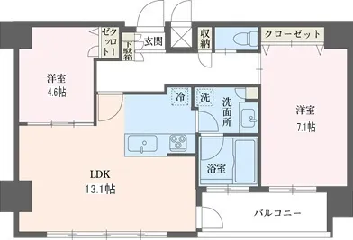 Leaf Comfort Akabane - Floor Plan - ["Floor plan", "Plan", "Diagram"]