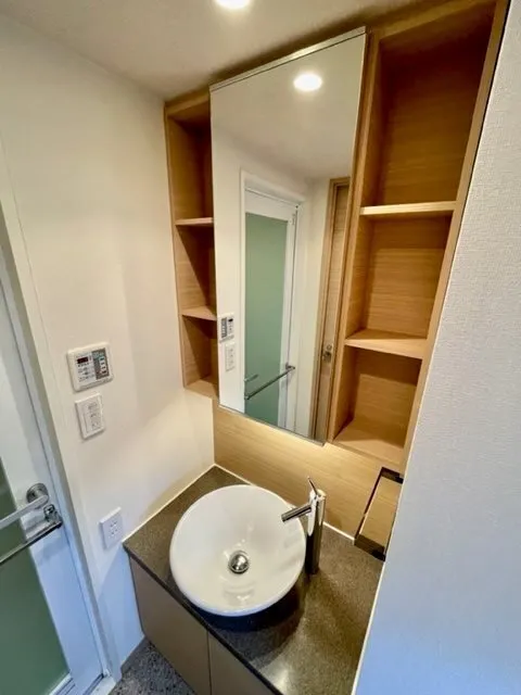 Chester Court Ochanomizu - Interior - ["Bathroom Sink", "Flooring", "Wood"]