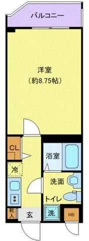 LUMEED Iidabashi - Floor Plan - ["Tile Flooring"]