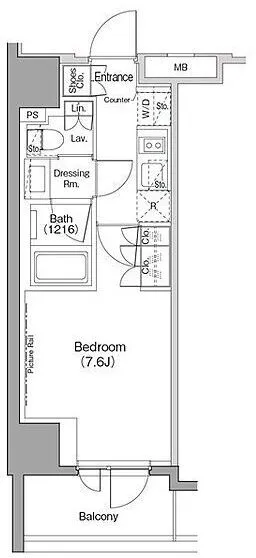 The Park Habio Kiba - Floor Plan - []