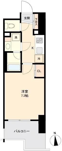 Primal Minamisuna - Floor Plan - ["Rectangle", "Parallel", "Font"]