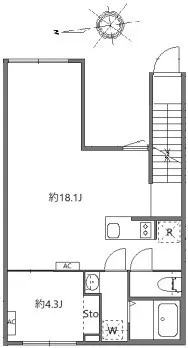 Apice Togoshi Ginza - Floor Plan - ["White", "Rectangle", "Line"]