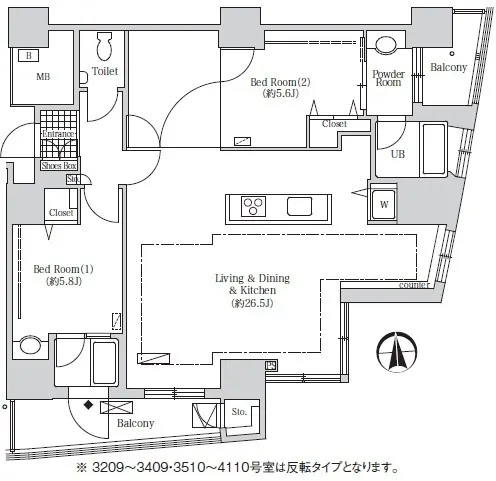 Acty Shiodome - Floor Plan - ["Plan", "Diagram", "Map"]