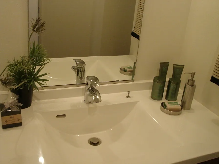 RESIDIA Higashi Azabu - Interior - ["Tap", "Mirror", "Plumbing fixture"]