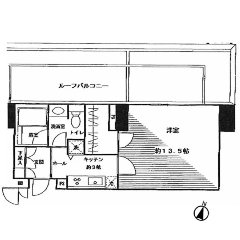 KDX Daikanyama Residence - Floor Plan - ["Rectangle", "Font", "Slope"]