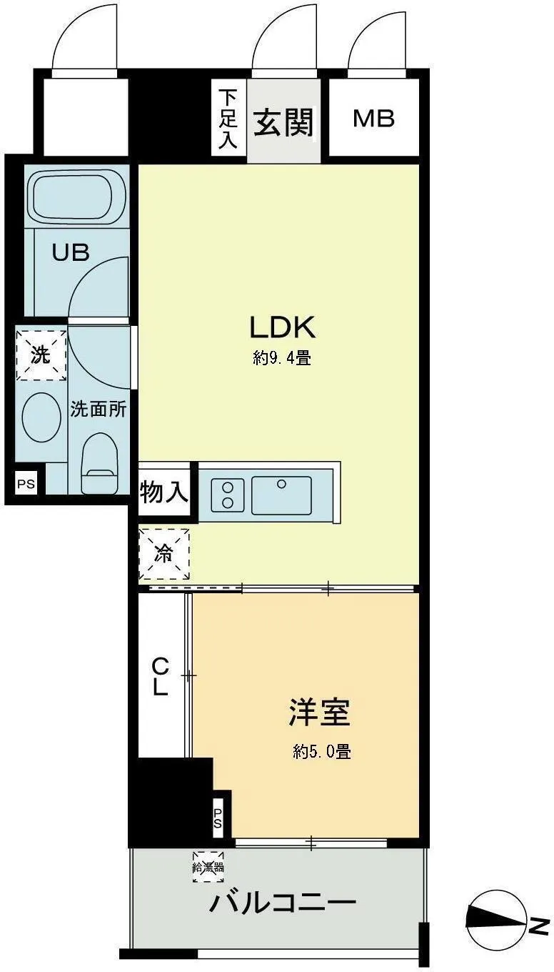 Belle Face Hongo Yumicho - Floor Plan - ["Rectangle", "Font", "Parallel"]