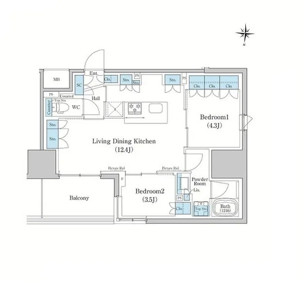 Stylio Kamata West - Floor Plan - ["White", "Plan", "Diagram"]