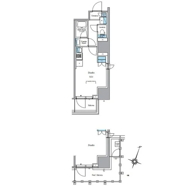 LEFONT PROGRESS SHIBUYA HILLTOP - Floor Plan - ["Rectangle", "Font", "Parallel"]