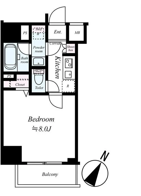 PREMIUM CUBE Tamachi - Floor Plan - []