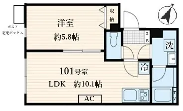 ALATO Kikugawa - Floor Plan - ["Apartment"]