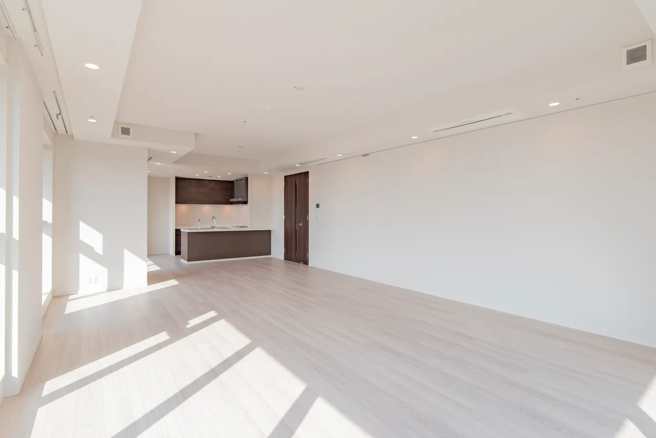 Nakano Station Residence - Interior - ["Wood", "Hall", "Building"]