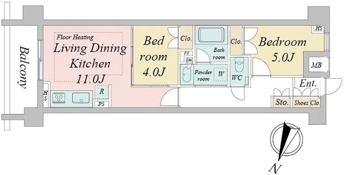 Doue Waseda - Floor Plan - []