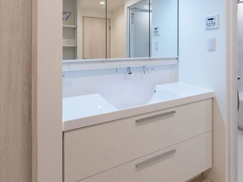 Platine Tamachi - Interior - ["Flooring", "Bathroom cabinet", "Bathroom Sink"]