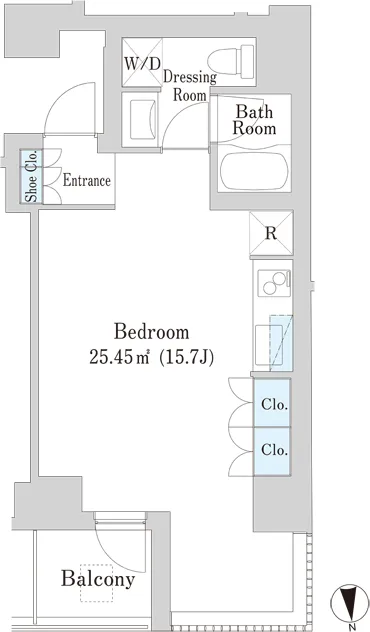 Apartments Motoazabu Uchidasaka - Floor Plan - ["Floor plan"]