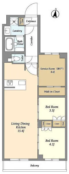 Asyl Court Nerima Nakamurabashi - Floor Plan - ["Floor plan", "Plan", "Diagram"]