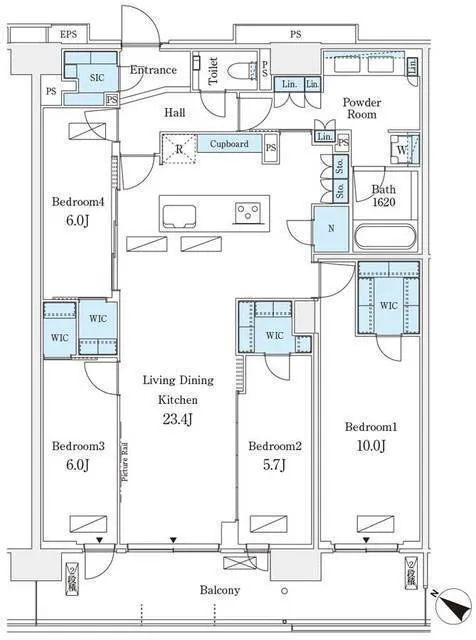 Royal Parks Ariake - Floor Plan - ["Plan", "Diagram", "Floor plan"]
