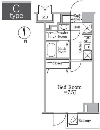 Residia Nishikoyama - Floor Plan - []