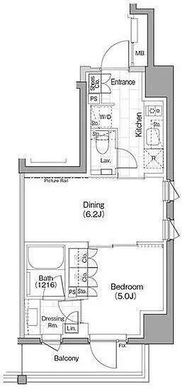 The Park Habio Waseda - Floor Plan - ["Technical drawing"]
