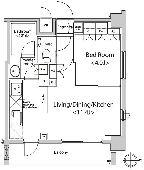 Castalia Kikugawa - Floor Plan - ["White", "Diagram", "Plan"]