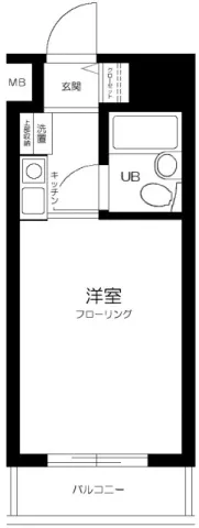 Sky Court Shimotakaido - Floor Plan - ["Apartment", "Home Door", "Tile Flooring"]