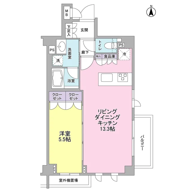 Sunshine Matsumoto No.17 - Floor Plan - ["Schematic", "Rectangle", "Font"]
