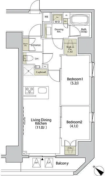 The Park Habio Ekoda - Floor Plan - ["Plan", "Diagram", "Floor plan"]