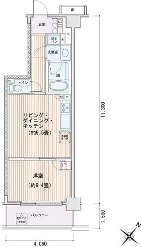 Esty Maison Toyosu Residence - Floor Plan - []