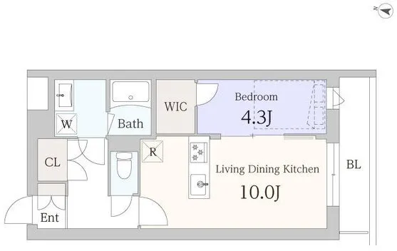 GranDuo Chitose Funabashi 5 - Floor Plan - ["White", "Floor plan"]