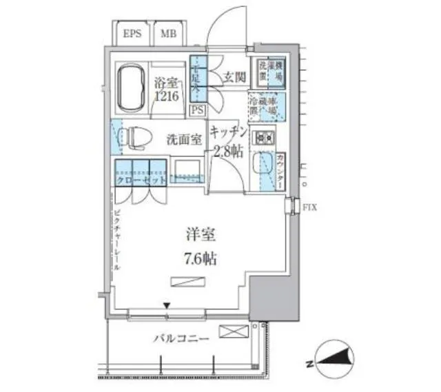 Park Axis Ueno Matsugaya - Floor Plan - ["Rectangle", "Font", "Schematic"]