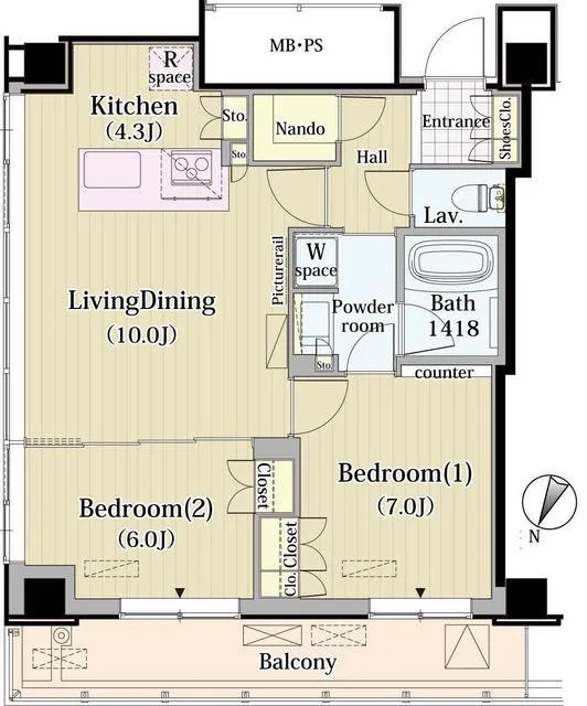 Merukumaru Keio Sasazuka Residence - Floor Plan - ["Floor plan", "Plan", "Text"]