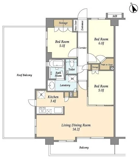 KDX Residence Oyamadai - Floor Plan - ["Floor plan", "Wood flooring", "Plan"]