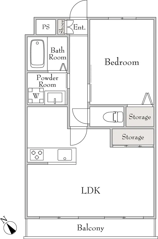Lumiquean Kamata - Floor Plan - ["White"]