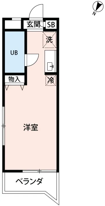 Mynavi STAY Palace Green Hatagaya - Floor Plan - []