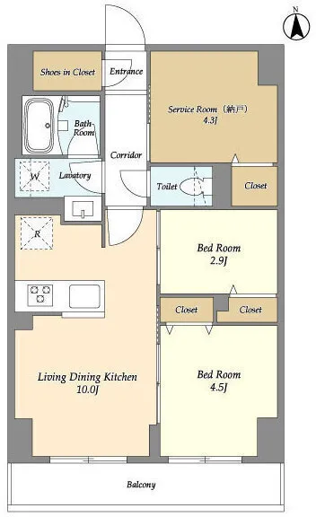 Due Oku - Floor Plan - ["White", "Diagram", "Floor plan"]