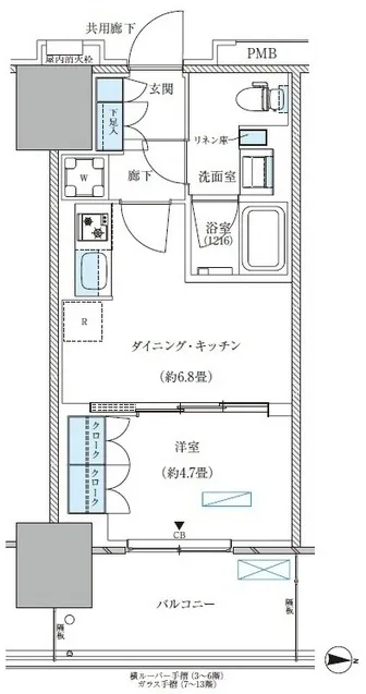 Park Axis Nishi-Ojima Comfort Square - Floor Plan - ["Diagram", "Plan", "Floor plan"]