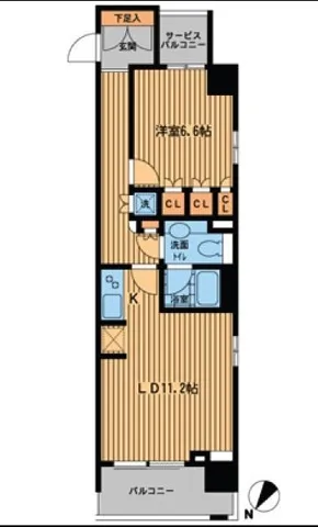 Prime Urban Nihonbashi Yokoyamacho - Floor Plan - ["Musical instrument", "Wood", "Plant"]
