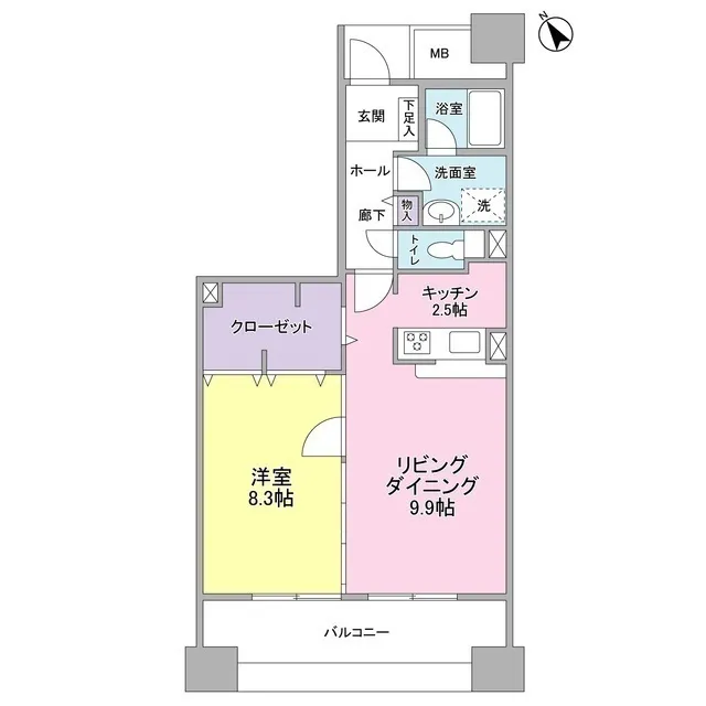 Urban Life Tsukishima Station Square West - Floor Plan - ["Floor plan", "Text", "Plan"]