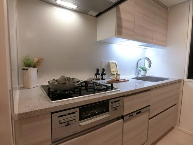The Park Habio Ichigaya East - Interior - ["Kitchen", "Kitchen Appliance", "Countertop"]