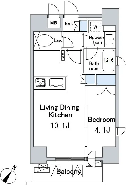 Lugente Valu Ueno - Floor Plan - ["White", "Diagram", "Plan"]